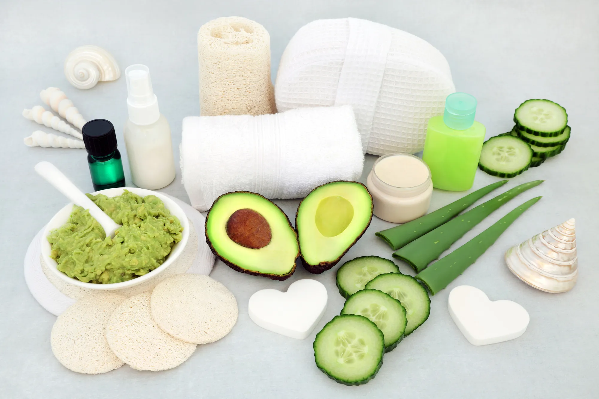 Egészséges ételek, gyümölcsök és zöldségek a bőr táplálásáért